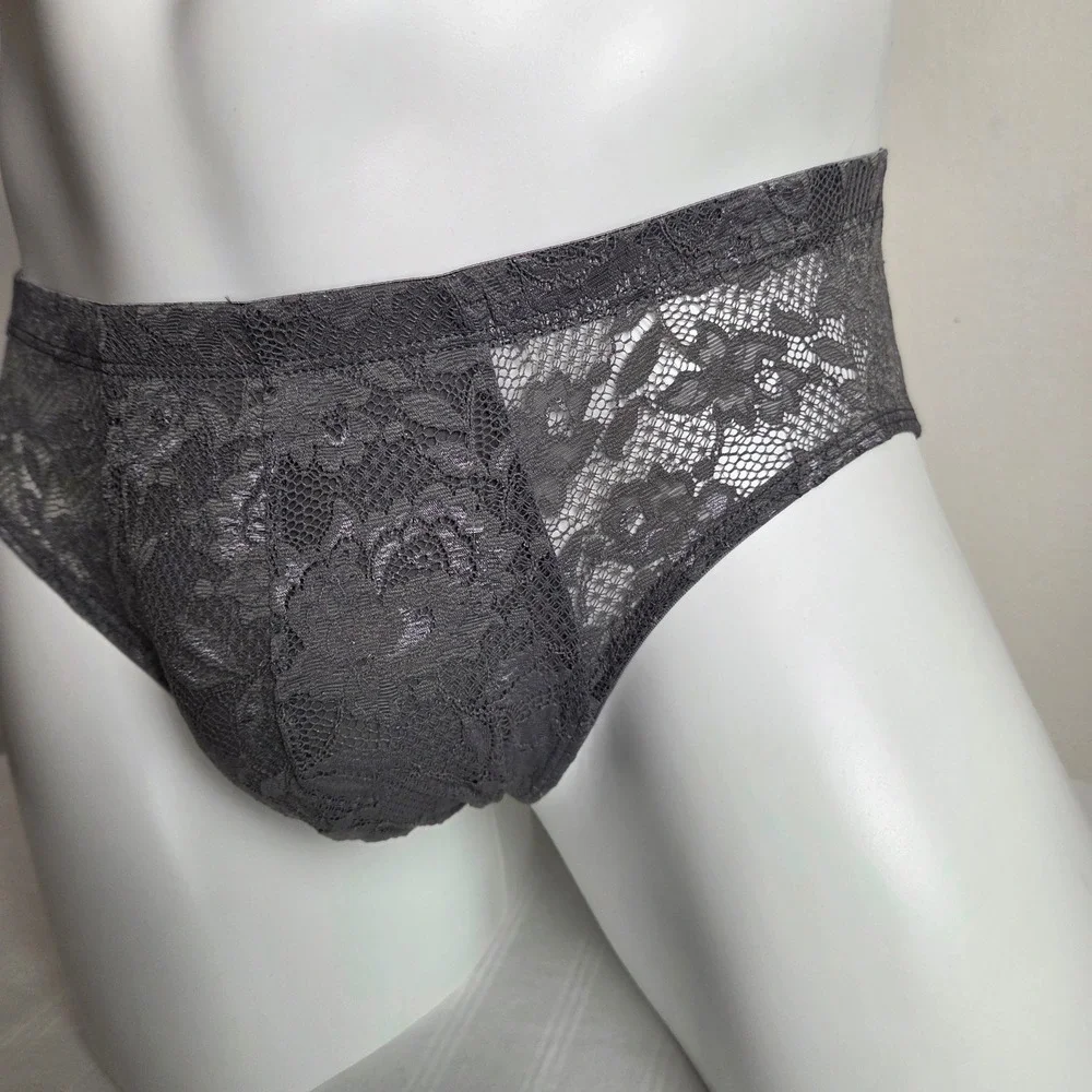 Cosabella Men's Luxury Italian Comfort Lace Micro Brief Soft Pouch Underwear